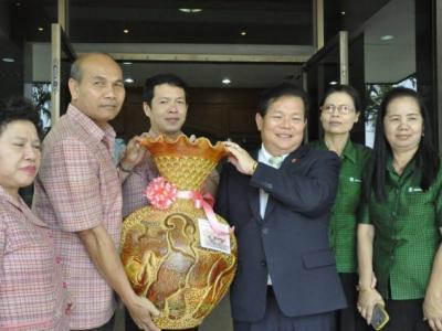 ต้อนรับคณะดูงานจากโรงเรียนโชคชัยสามัคคี