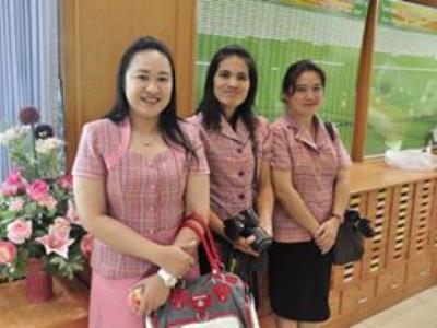 ต้อนรับคณะดูงานจากโรงเรียนโชคชัยสามัคคี