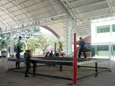การเตรียมความพร้อมและซ้อมใหญ่ พิธีเปิด เพชรบุระเกมส์ ครั้งที่ 1