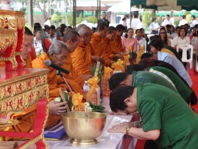พิธีเปิดอาคารพระราชปริยัติบัณฑิต 112 ปีเพชรพิทยาคมและอาคาร 324 ล